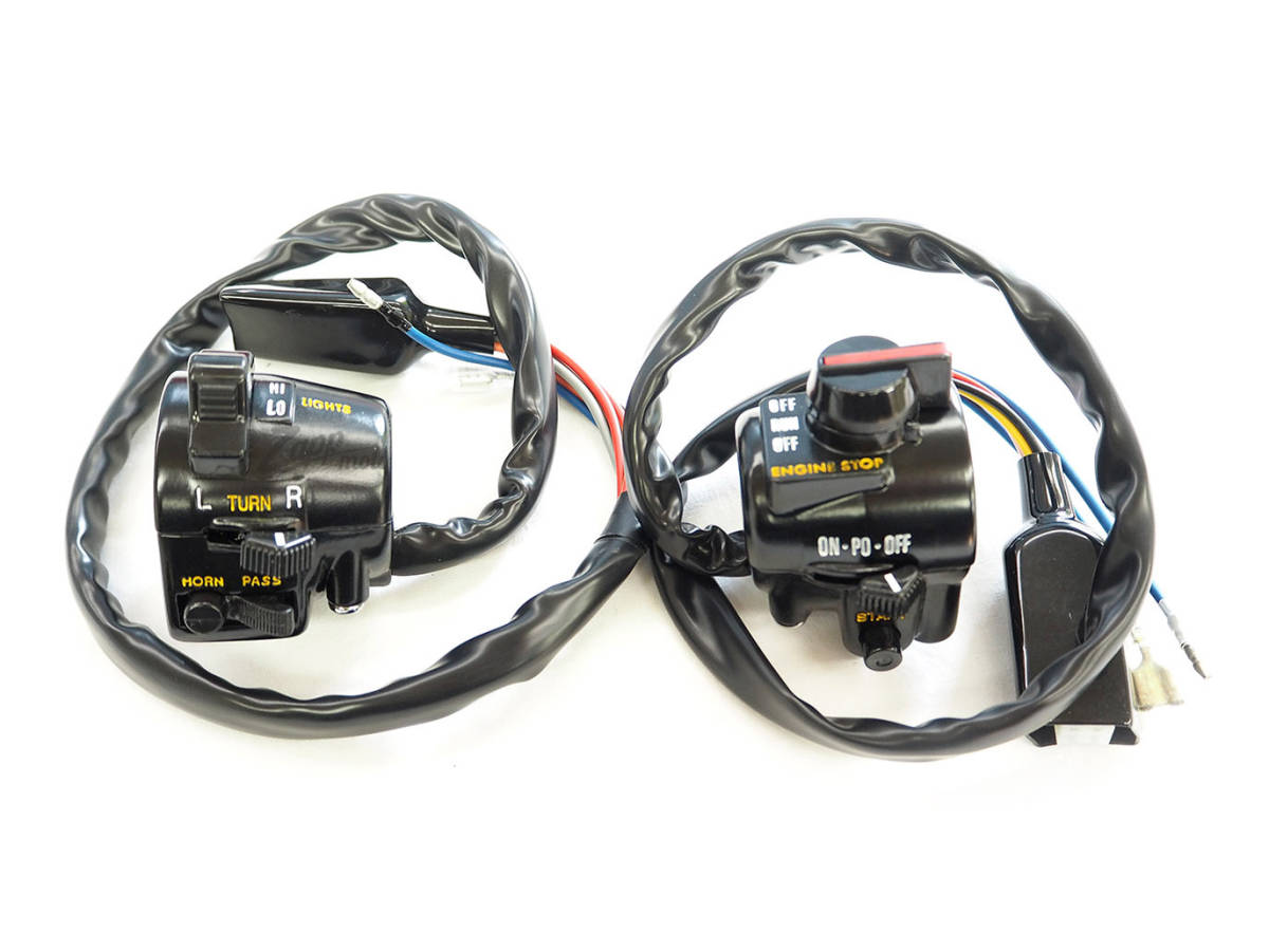 ◆◇新品 リプロ◇◆Z2/A Z1/A/B KZ900A4 KZ900LTD B1 輸出仕様タイプ ハンドルスイッチ 左右セット カワサキ KAWASAKI拍卖