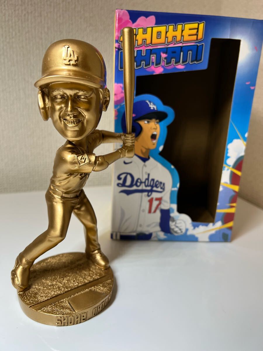 【極希少】大谷翔平 ボブルヘッド ゴールド(2024/10/26) フィギュア My dodgers membership 金 ドジャース 50-50拍卖