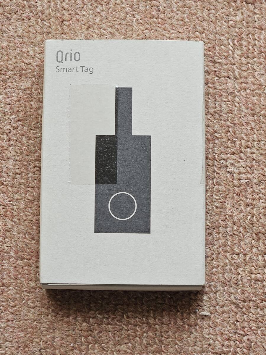 Qrio Smart Tag キュリオ スマートタグ ブラック 探し物発見機 忘れ物防止 キーファインダー Q-ST1-BK 未開封拍卖