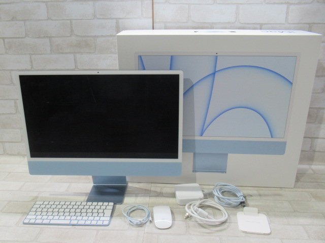 ▲AD0765 Ω 新DCD 2652m 保証有 Apple A2439 iMac 24-inch, M1, 2021【 Apple M1 / 16GB / SSD:512GB 】付属品有 / 箱付拍卖