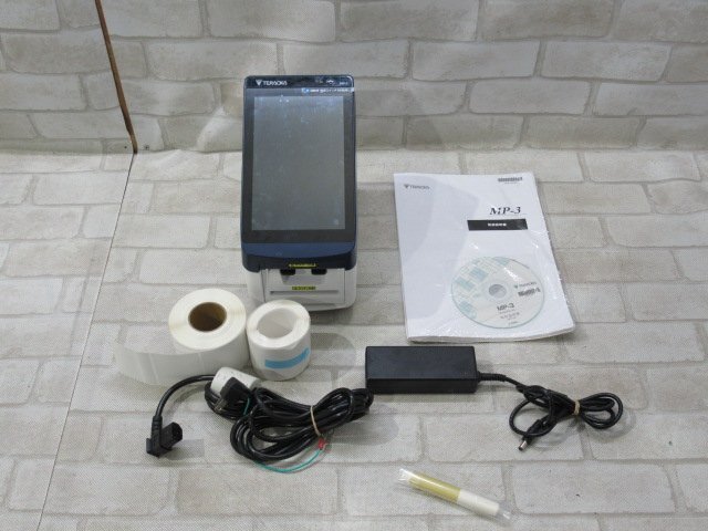 Ω 新LM 0082t 保証有 TERAOKA【 MP-3 】寺岡精工 ラベルプリンター ラベルシール付 テスト印字OK拍卖