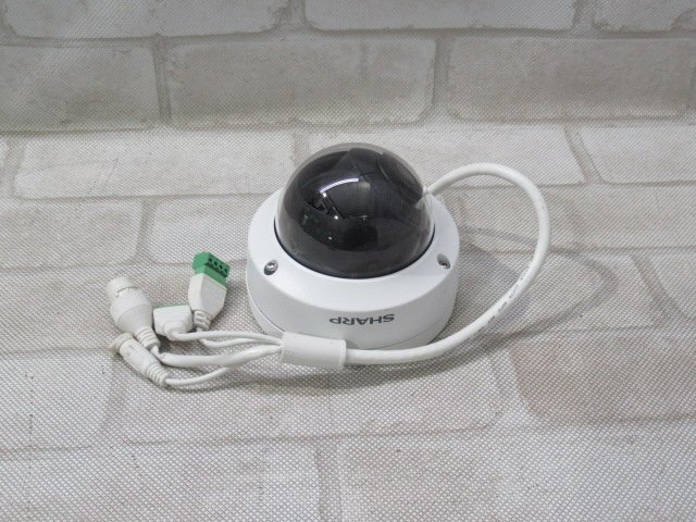 Ω 新LH 0167k 保証有 SHARP【 YK-D021B 】シャープ 2MP ドーム ネットワークカメラ 動作確認/初期化済拍卖