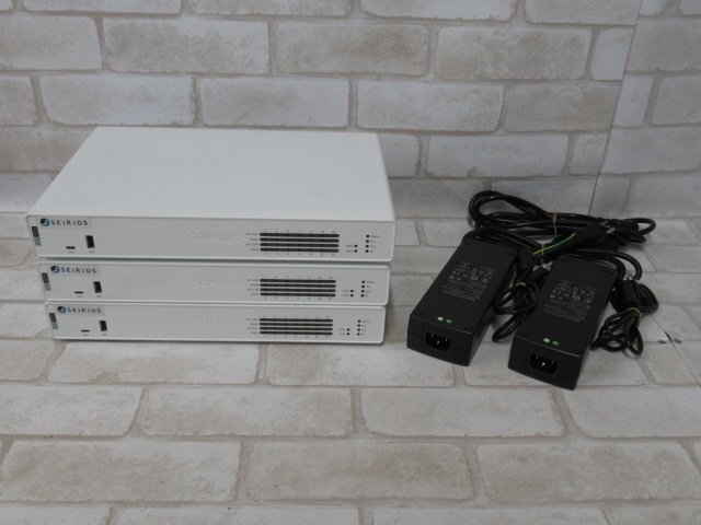 Ω 新S 0068♪ 保証有 SEiRiOS【 XGS 136 】SOPHOS ソフォス 次世代ファイアウォール アプライアンス ライセンス26年 3台セット AC(2個)付拍卖