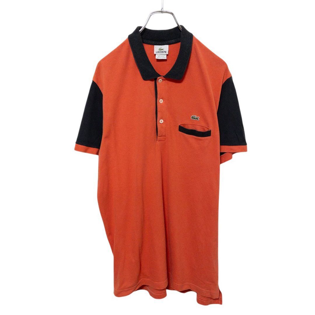 【LACOSTE】 ワニロゴ刺 鹿の子ポロシャツ S-1296拍卖