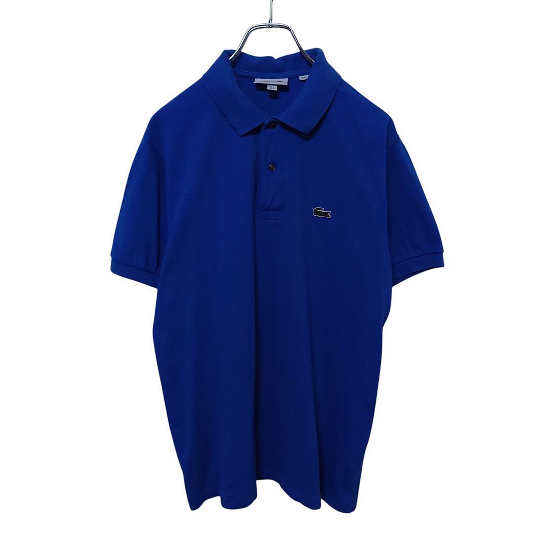 【LACOSTE】 ワニロゴ刺 鹿の子ポロシャツ S-1280拍卖