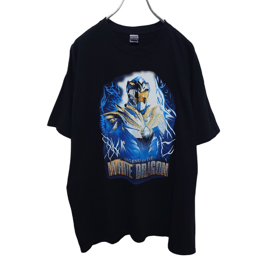 【GILDAN】 パワーレンジャー ホワイトドラゴン Tシャツ S-1423拍卖