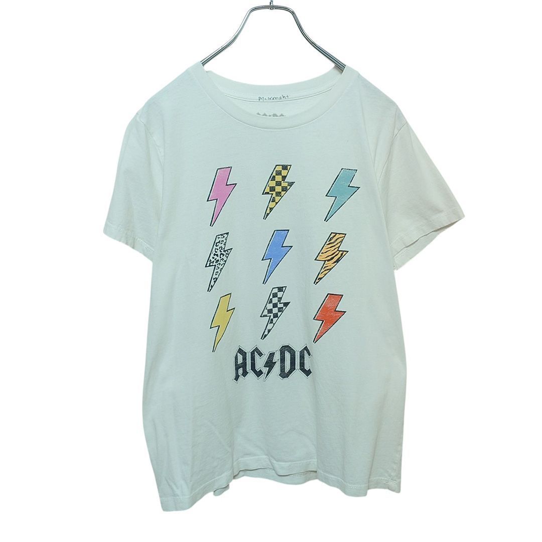 【AC/DC】稲妻ロゴ バンド Tシャツ S-1557拍卖