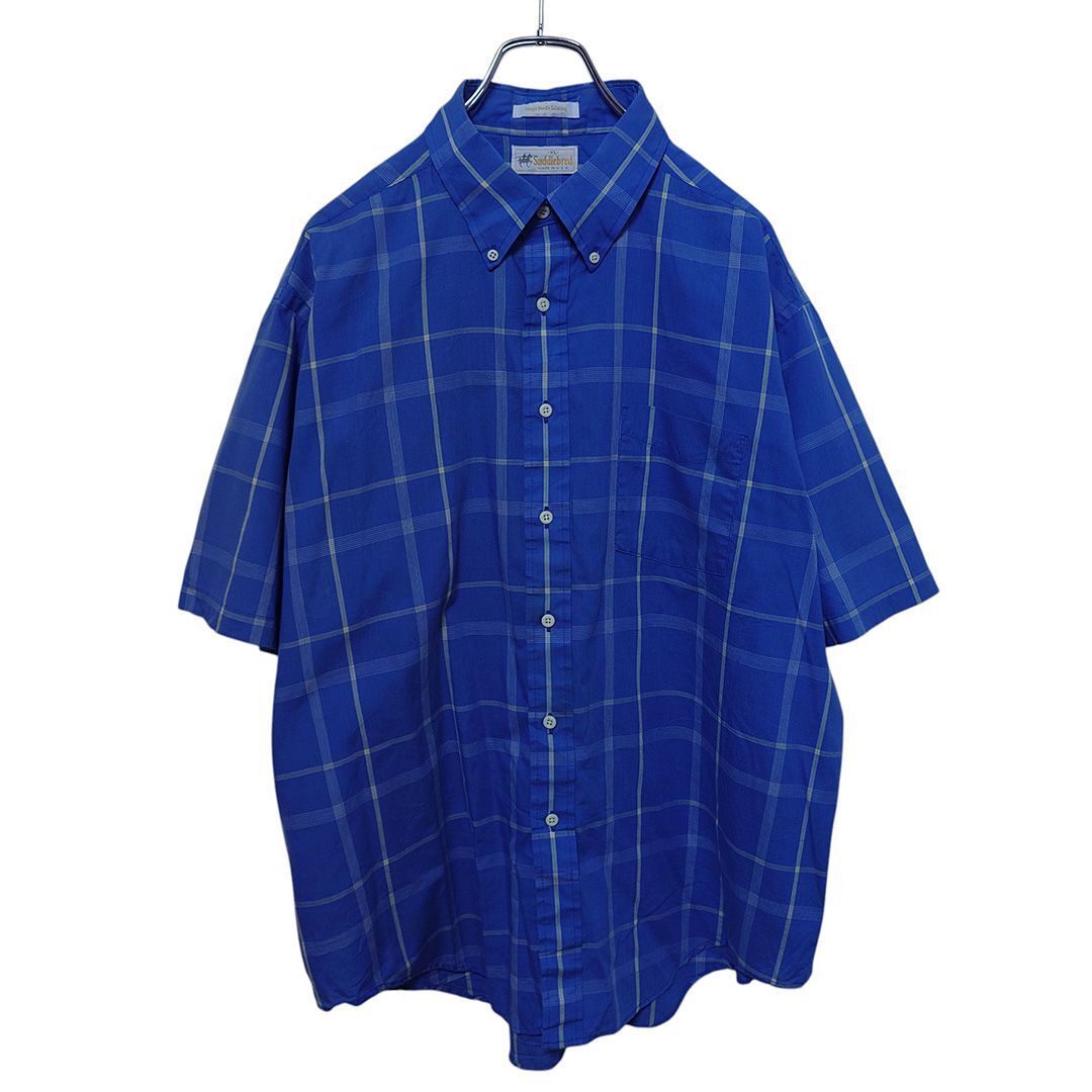 【Saddlebred】 USA製 VINTAGE チェックシャツ S-1603拍卖