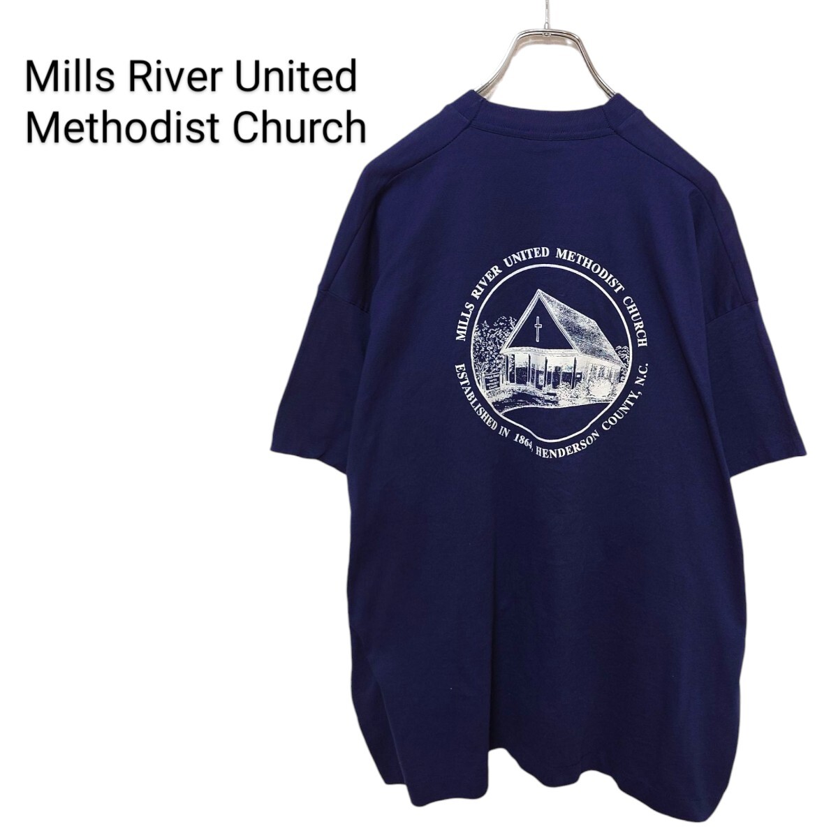 メソジスト教会 90's USA製 シングルステッチ Tシャツ A-3588拍卖