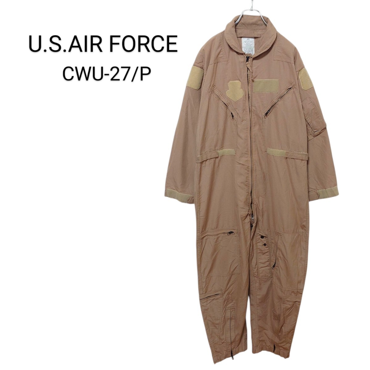 【USAF】希少 CWU-27/P フライトスーツ タンカラー A-3668拍卖