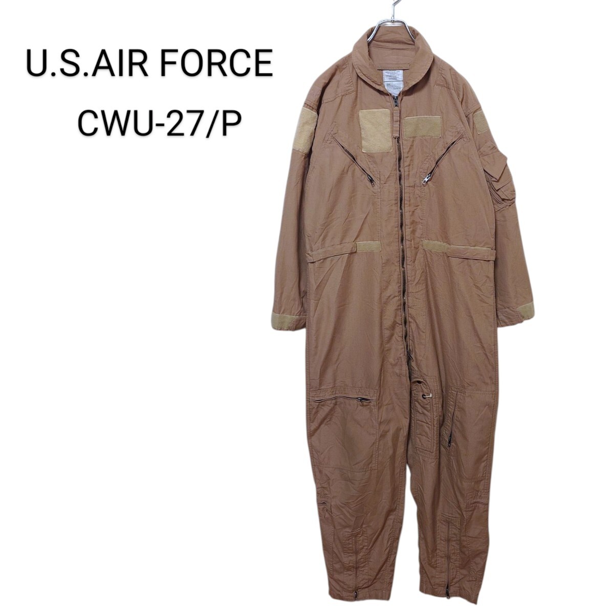 【USAF】希少 CWU-27/P フライトスーツ タンカラー A-3669拍卖