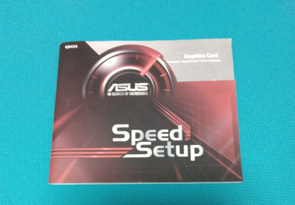 ASUS★グラフィック speedsetup★説明書 冊子★グラフィックボード グラボ GPU拍卖