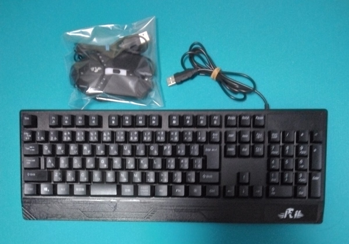 Riitec riitec リーテック★ゲーミング キーボード マウス セット★USB有線★RK400 RM400★訳あり品(ジャンク品扱い)拍卖