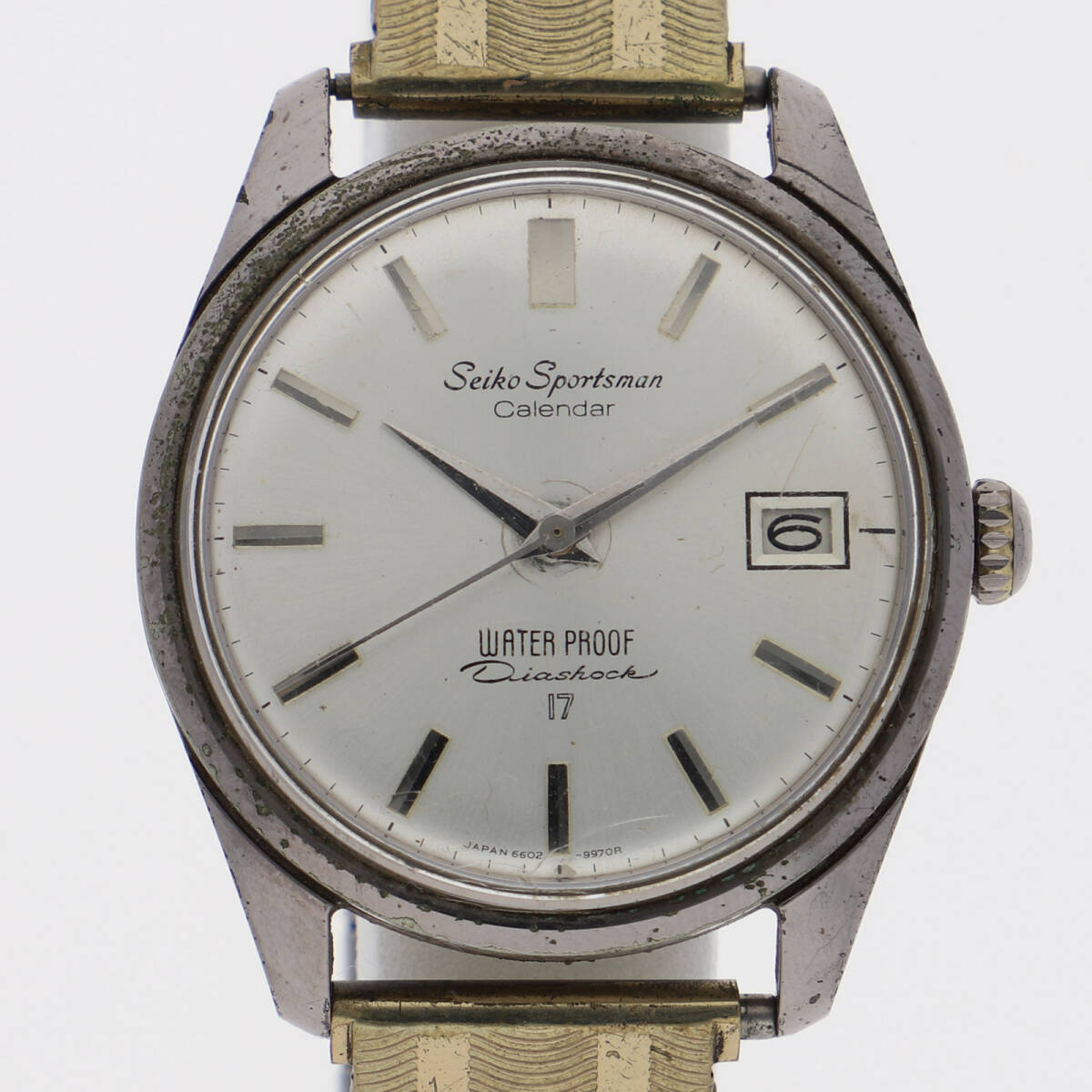 SEIKO セイコー 889980 スポーツマン シルバーダイヤル SS 手巻き メンズ【126233】拍卖