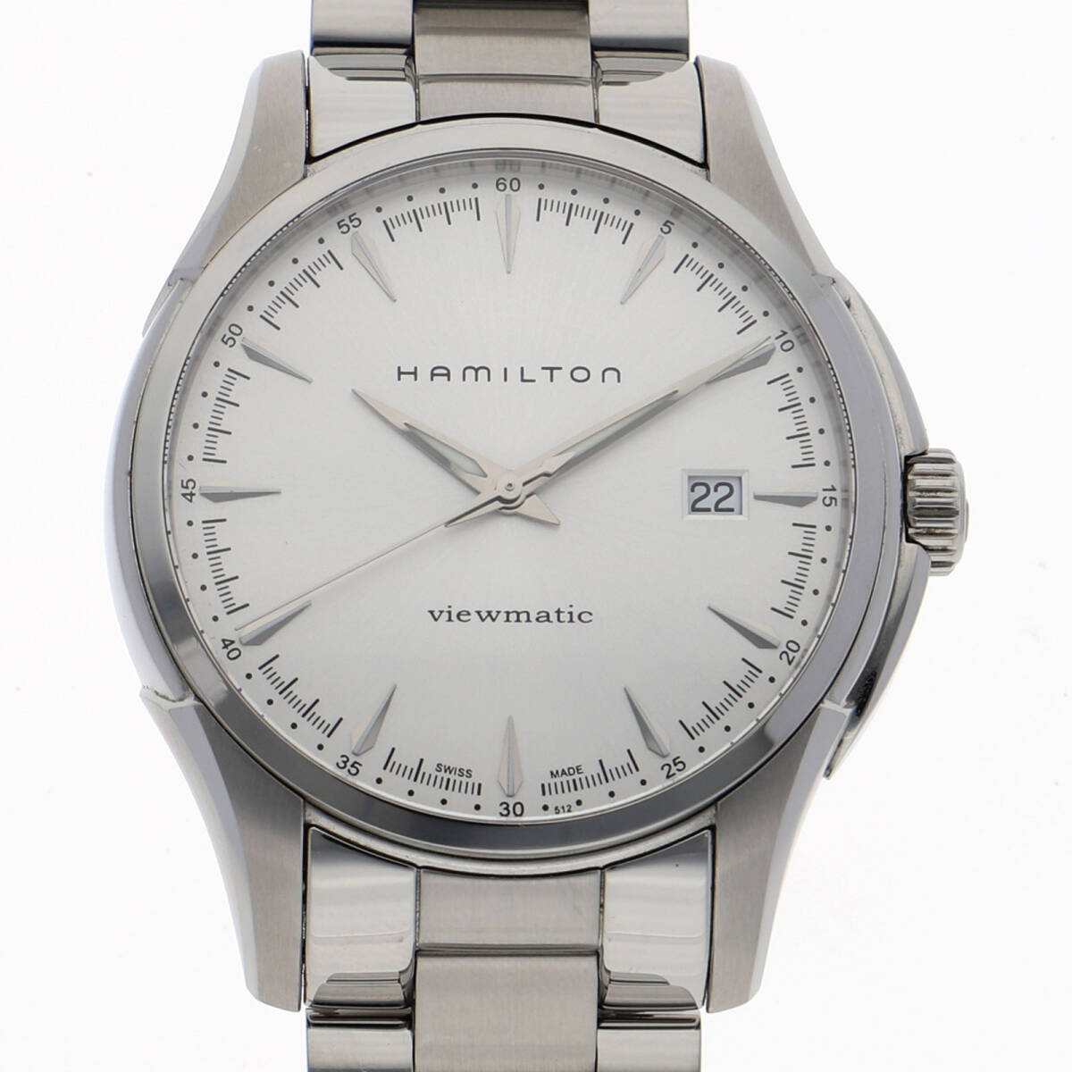 HAMILTON ハミルトン H32665151 ジャズマスター シルバーダイヤル SS 自動巻き メンズ【130305】拍卖
