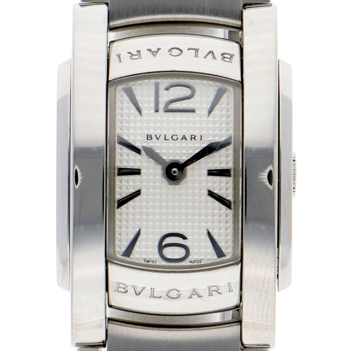 BVLGARI ブルガリ AA26S アショーマ シルバーダイヤル SS クオーツ レディース【126105】拍卖