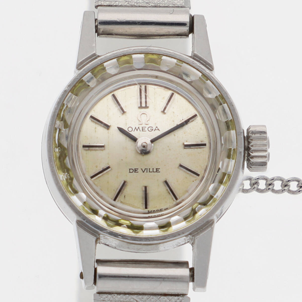 OMEGA オメガ デヴィル シルバーダイヤル SS 手巻き レディース【130941】拍卖