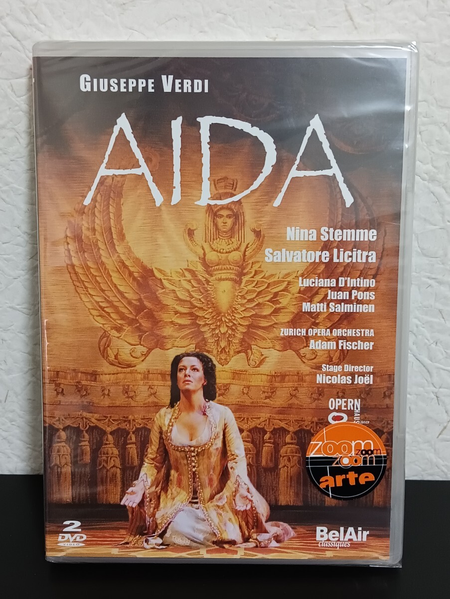 N2.2 未開封品 ヴェルディ アイーダ GIUSEPPE VERDI AIDA DVD クラシック 歌劇拍卖