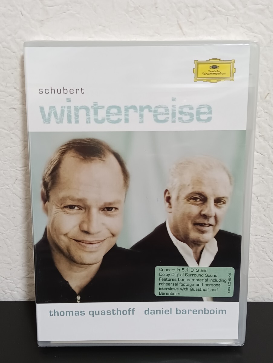 N2.2 未開封品 schubert winterreise thomas quasthoff daniel barenboim DVD クラシック拍卖