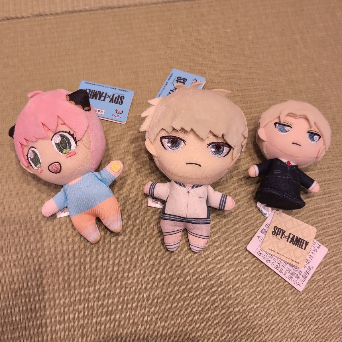 スパイファミリー SPY×FAMILY マスコット3種セット ぬいぐるみ拍卖
