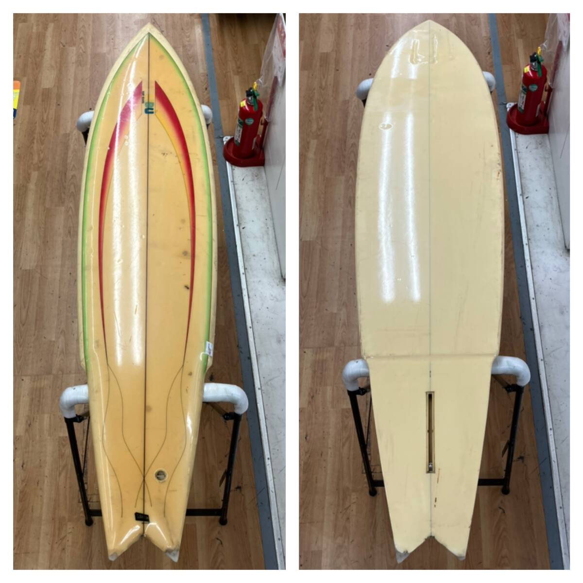 ジャンク 【自宅配送不可:営業所止】 MALIBU 6'9' マリブ サーフボード vintage ビンテージ ヴィンテージ CLARK FORM サーフィン 鎌倉大船拍卖