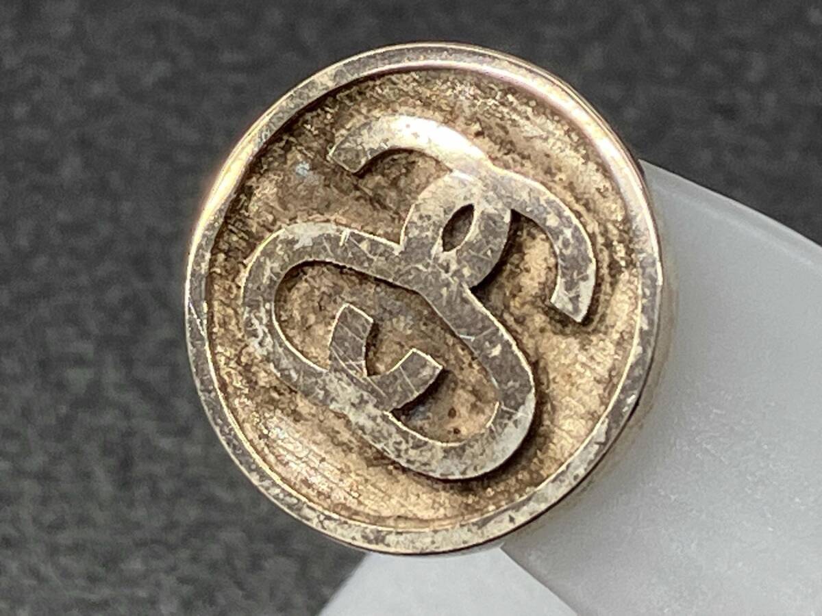 JAM HOME MADE × stussy ジャムホームメイド × ステューシー SV シルバー ピンバッジ 総重量2.97g ブランドアクセサリー拍卖