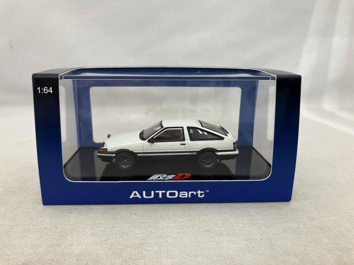 現状品 AUTOart 1/64 トヨタ スプリンター トレノ (AE86) 『頭文字 D』 (「藤原とうふ店」 豆腐パーツ付属) オートアート拍卖