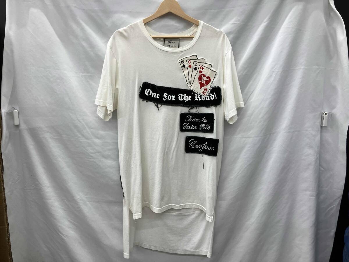 Maison MIHARA YASUHIRO /メゾンミハラヤスヒロ半袖Tシャツ/8166376/オフホワイト/サイズ46拍卖