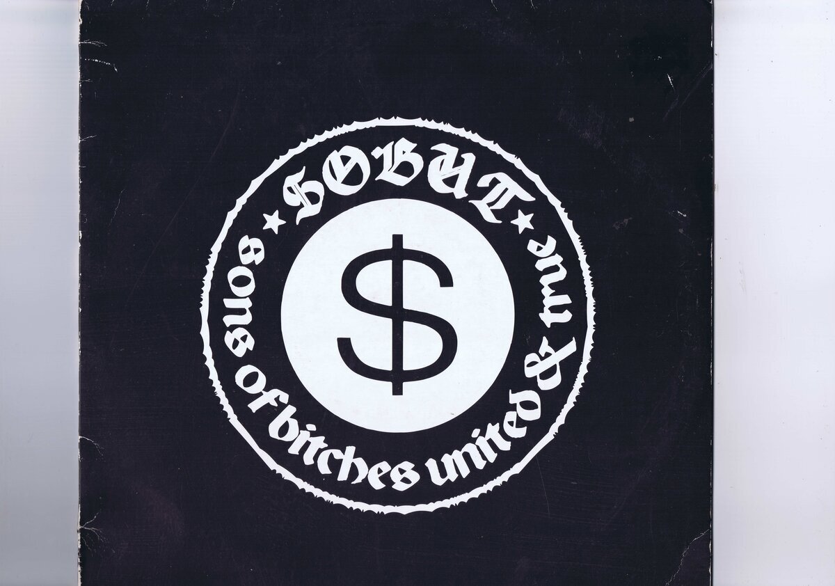 盤質良好 国内盤 LP Sobut / Sons Of Bitches United & True / ソバット インサート付き OBAA-001拍卖