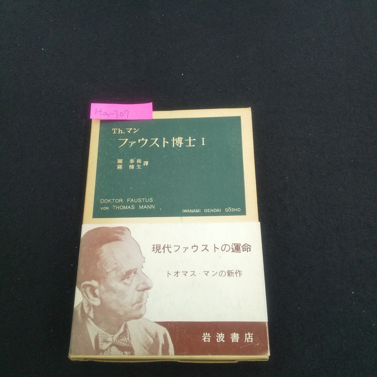 Ha-307/ファウスト博士1 著/トオマス・マン 1966年8月10日第10刷発行 岩波書店/L4/70501拍卖