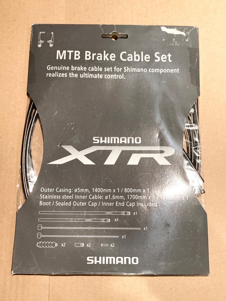 未使用 シマノ XTR ブレーキワイヤーセット 前後 送料185円 Vブレーキ 機械式ディスク BR-M950 M951 M960 など拍卖