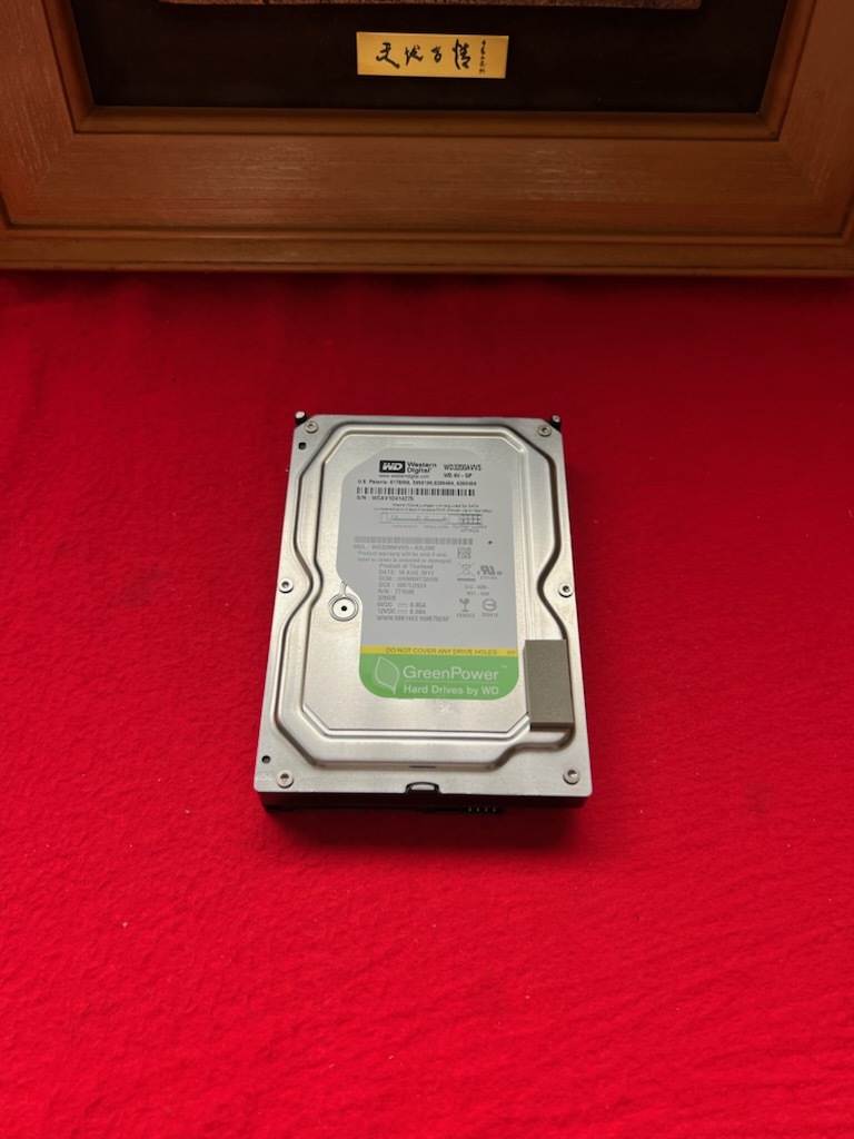 不良返金保証 ハードディスク Western Digital WD3200AVVS-63L2B0 320GB (N202)拍卖