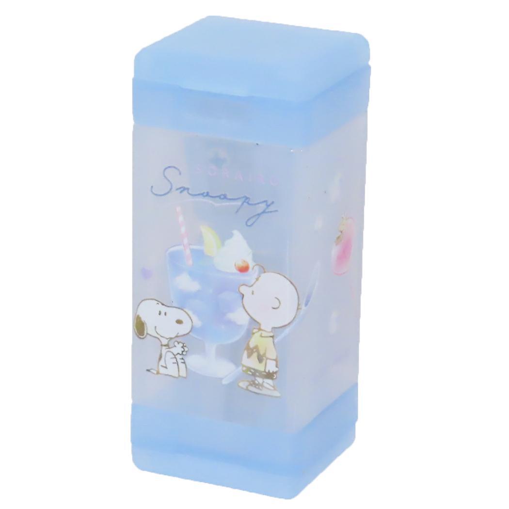 スヌーピー えんぴつ削り スリムツイン鉛筆削り ソライロスヌーピー ピーナッツ カミオジャパン 新学期準備文具 キャラクター グッ拍卖