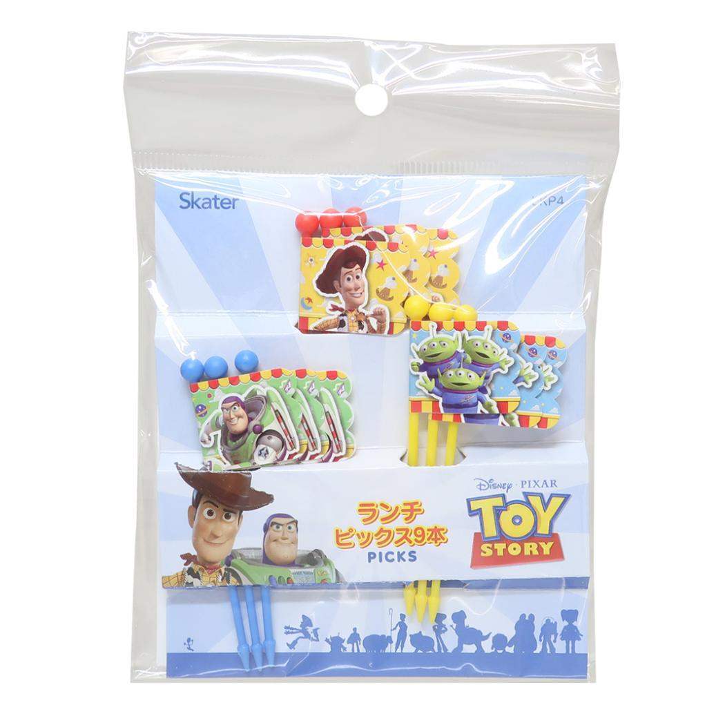 トイストーリー お弁当雑貨 ランチピックス 9本セット ディズニー スケーター ピック 串 旗 フラッグ キャラクター グッズ拍卖