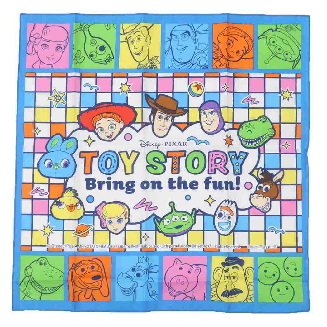 トイストーリー お弁当ナフキン ランチクロス 25 ディズニー スケーター 新学期準備 キャラクター グッズ拍卖