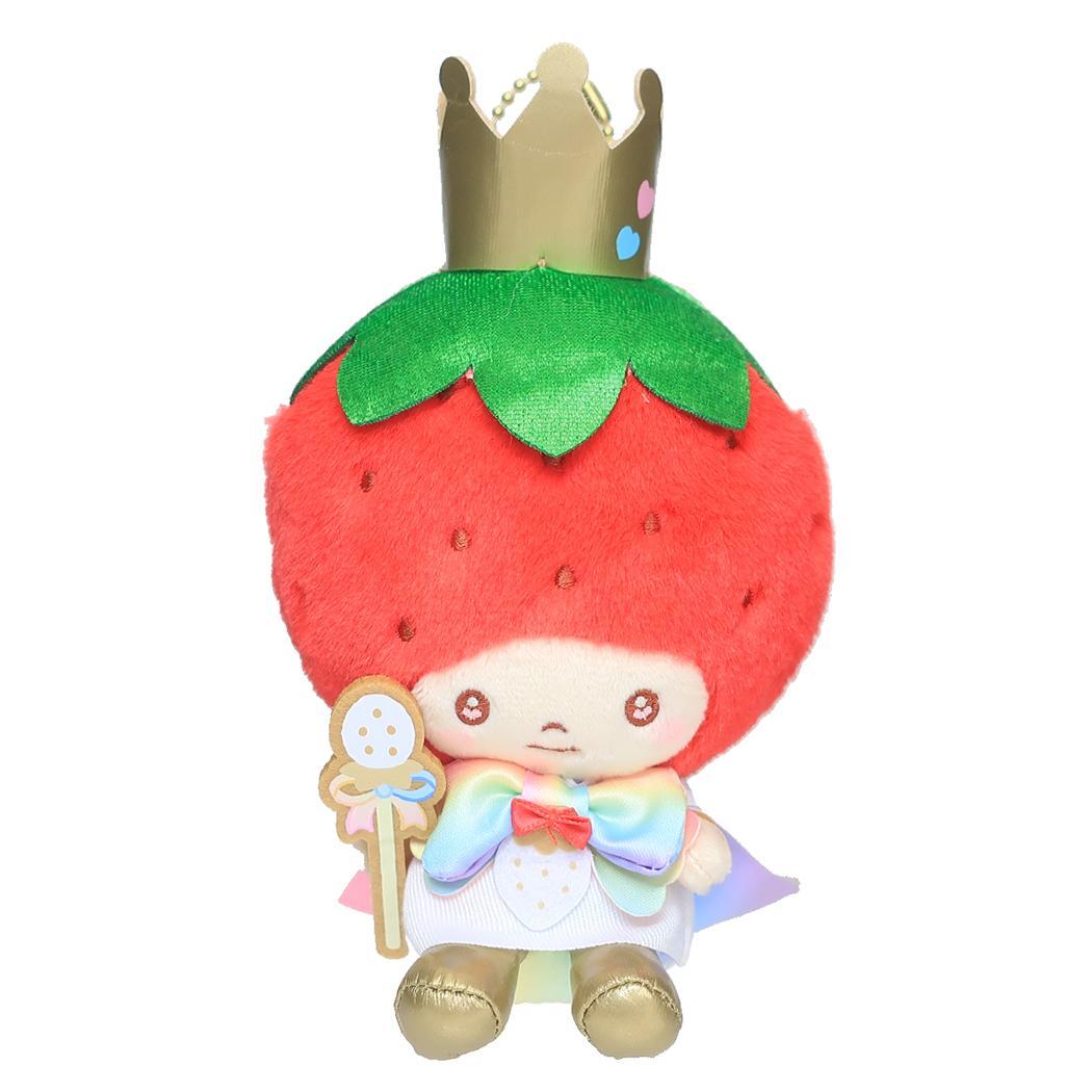 いちごの王様 マスコット ミニぬいぐるみボールチェーン いちご新聞50th サンリオ ナカジマ プレゼント キャラクター グッズ拍卖