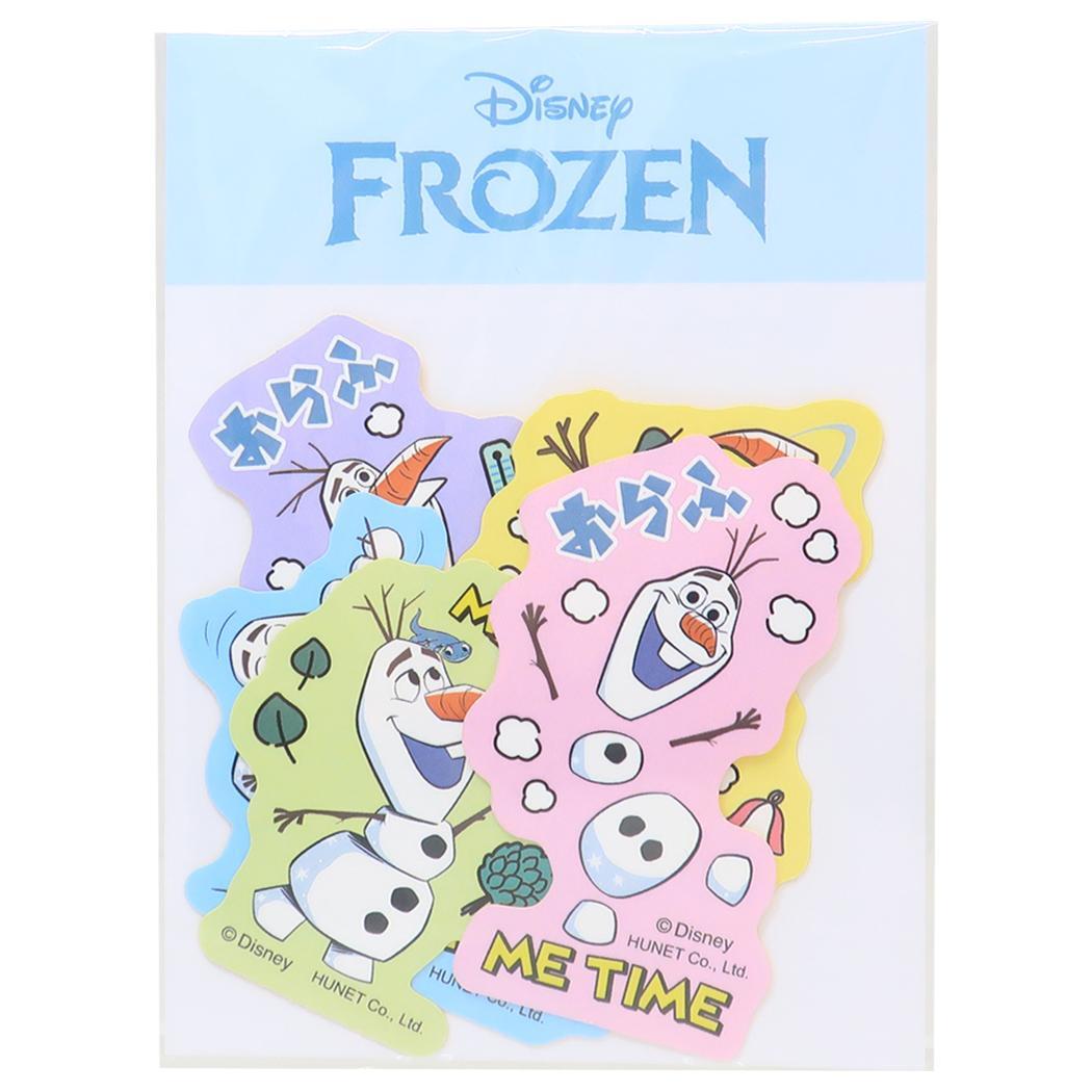 アナと雪の女王 ダイカットシール ステッカーセット 5枚入り オラフ ディズニー ヒューネット サウナ デコレーション キャラクタ拍卖