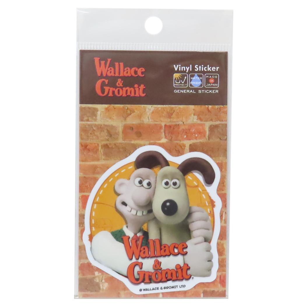 ウォレスとグルミット ダイカットシール ビニールステッカー ハグ ゼネラルステッカー デコステッカー 耐水耐光 キャラクター グッ拍卖