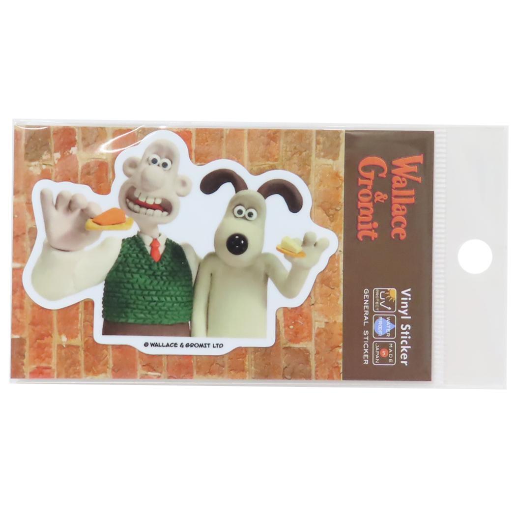 ウォレスとグルミット ダイカットシール ビニールステッカー チーズクラッカー ゼネラルステッカー デコステッカー 耐水耐光 キャラ拍卖