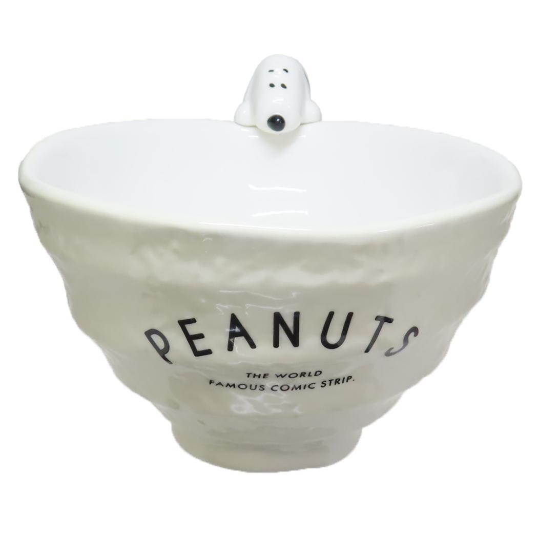 スヌーピー お茶碗 フィギュア付き茶碗 アイボリー ピーナッツ マリモクラフト キャラクター食器 キャラクター グッズ拍卖