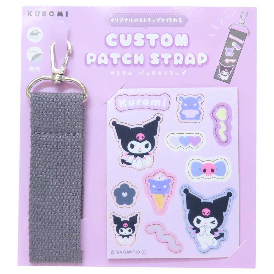 クロミ オリジナルストラップ カスタムパッチストラップ サンリオ ティーズファクトリー ワッペン アップリケ ステッカー キャラク拍卖