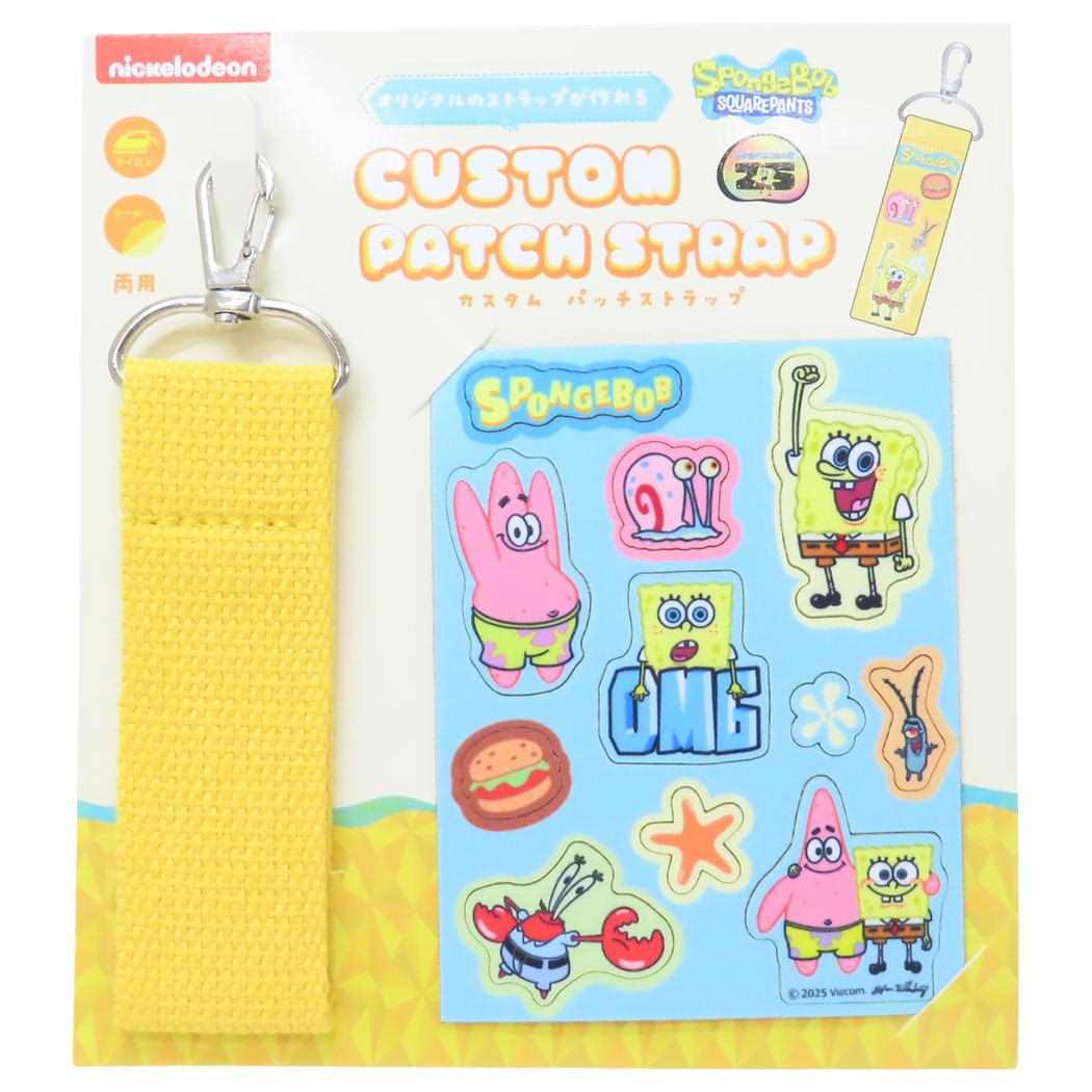 スポンジボブ オリジナルストラップ カスタムパッチストラップ ボブたち ティーズファクトリー ワッペン アップリケ ステッカー キ拍卖