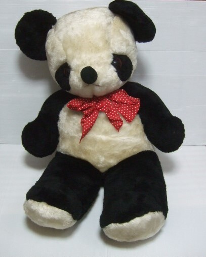 ぬいぐるみ パンダ ぱんだ 大きな 当時の品 昭和レトロ レトロ 特大 拍卖