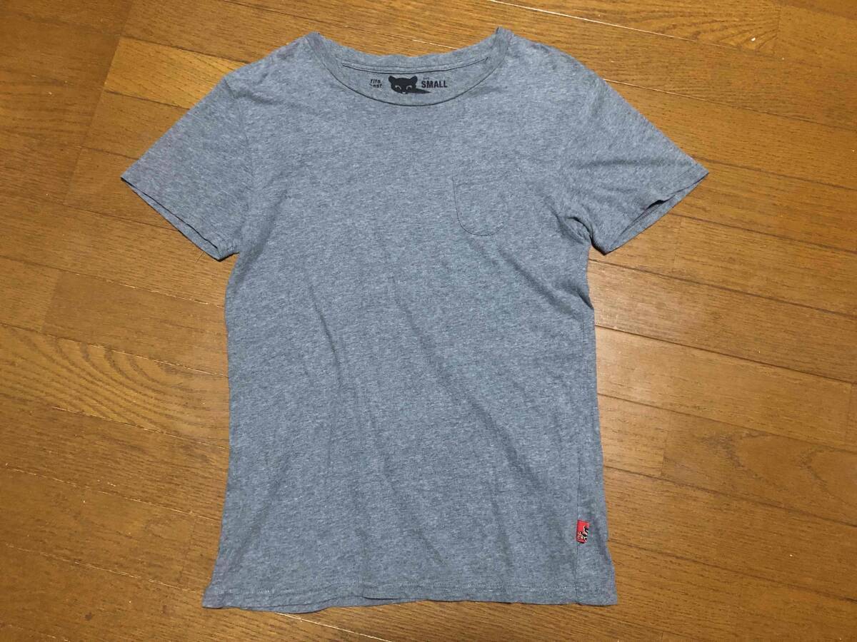 ★即決★CAT'S PAW キャッツポウ★半袖ポケットTシャツ★サイズS★グレー★東洋エンタープライズ★クルーネック★送料230円★拍卖