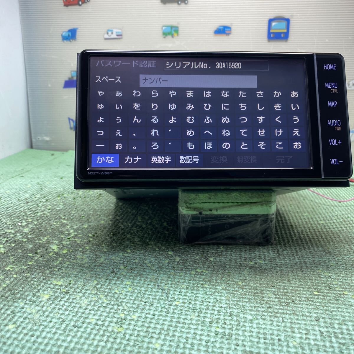 トヨタ純正ナビ メモリーナビ NSZT-W68T★セキュリティロック★ジャンク★☆拍卖