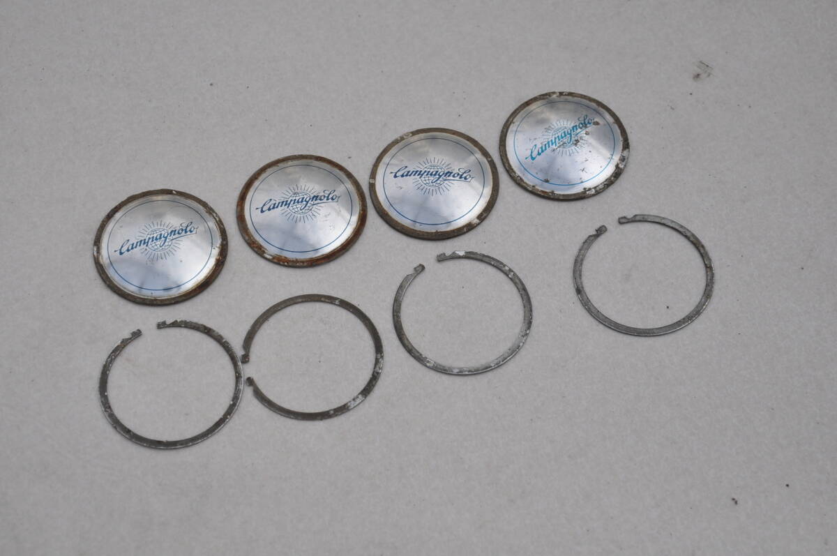 カンパニョーロ センターキャップ 4個セット ピン 当時物 旧車 アバルト BMW R30 スカイライン CAMPANGNOLO拍卖