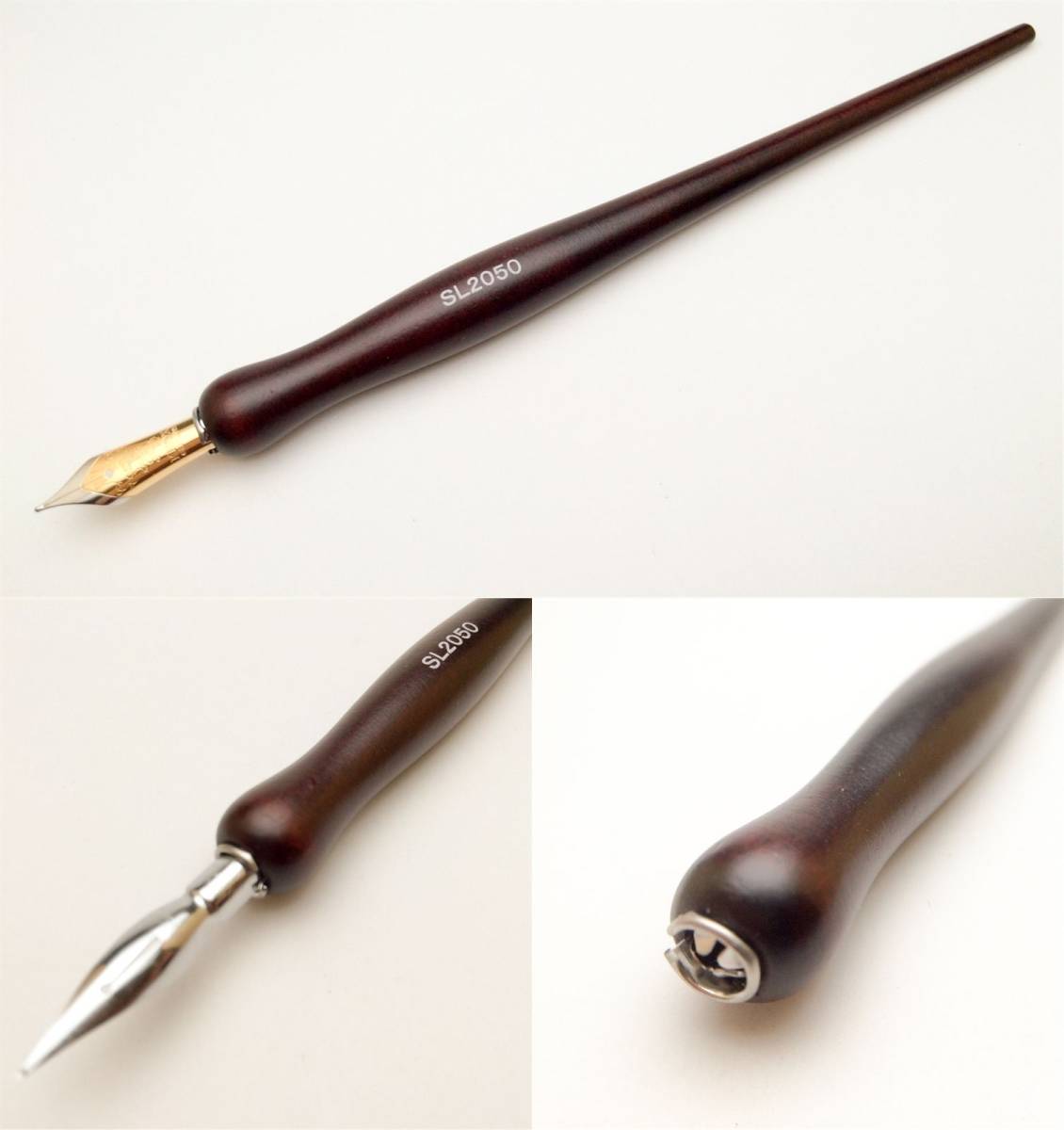 ■東京スライダ ペン軸 Pen holder Tokyo Slider SL2050 ダークレッド ニブ ホルダー 万年筆 カリグラフィー コミック●送料140円-拍卖