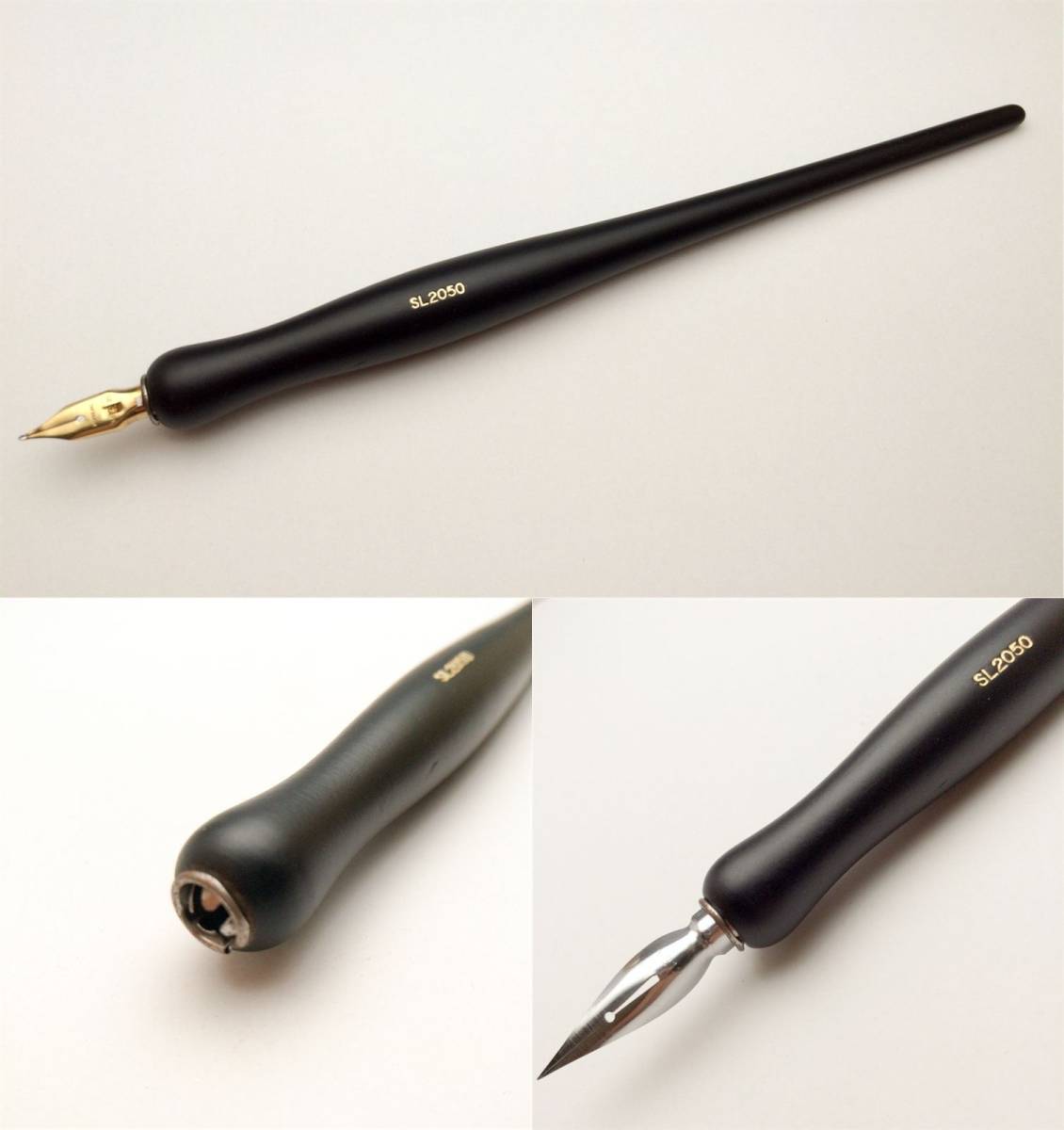 ■東京スライダ ペン軸 Pen holder Tokyo Slider SL2050 ブラック ニブ ホルダー 万年筆 カリグラフィー コミック●送料140円-拍卖