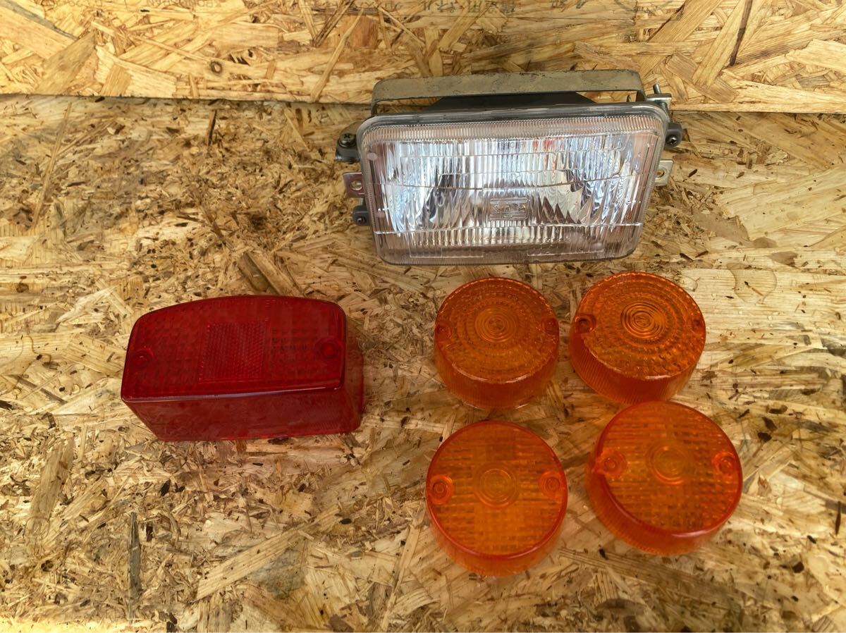 59222■ ホンダ ジャイロX TD02 FI車 (120番台~) テールランプ フロント リア ウインカー セット拍卖