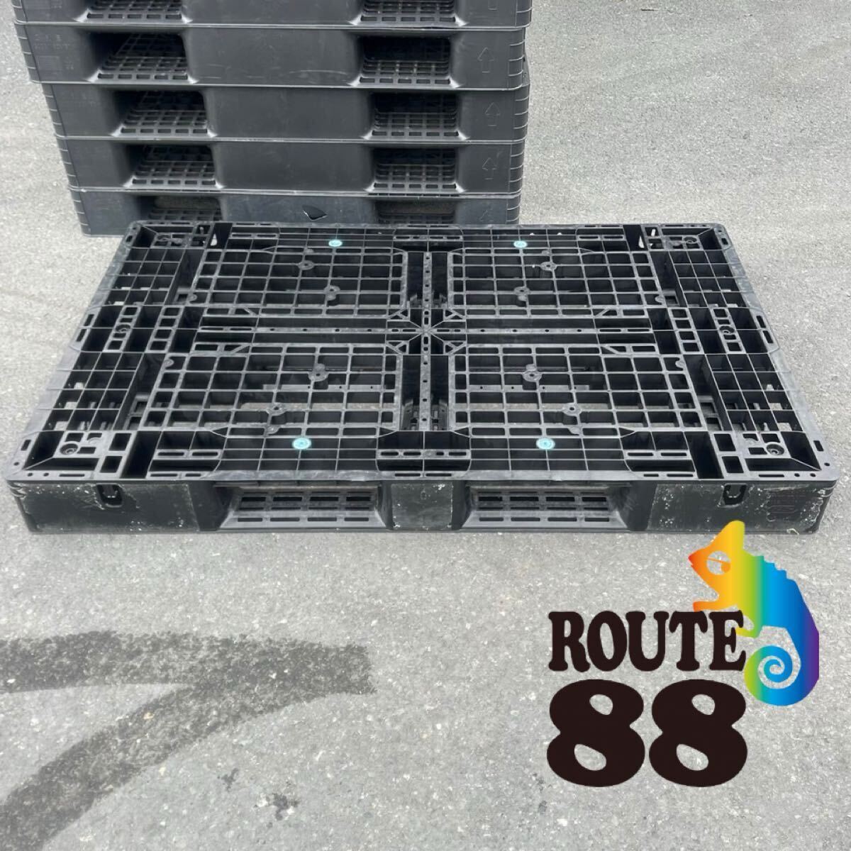 【奈良県葛城市発】中古 プラスチックパレット 1600×1100×150 50枚セット プラパレ 樹脂パレット拍卖